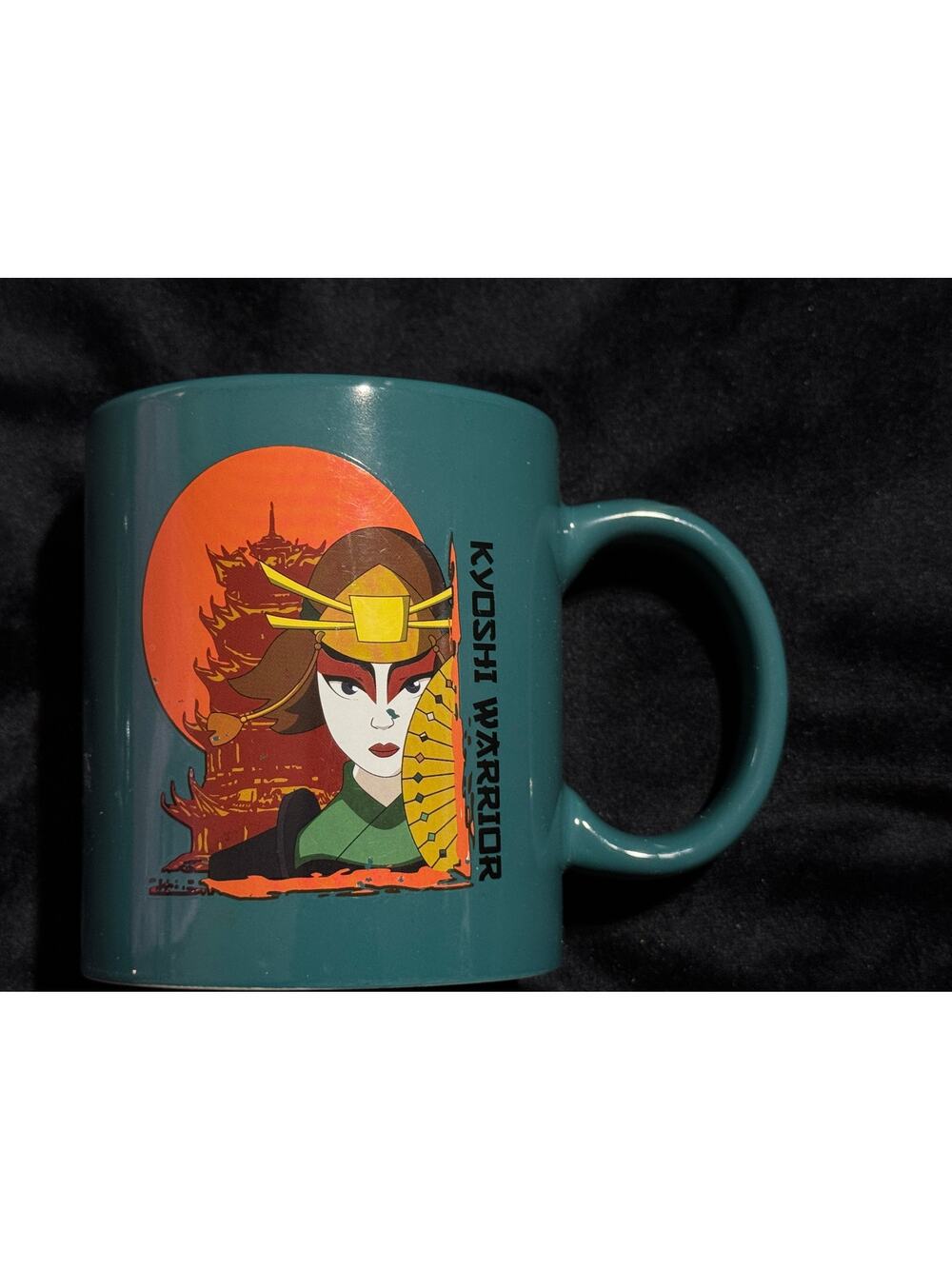 Kyoshi Warrior Avatar Last Air Bender Green Anime Mug